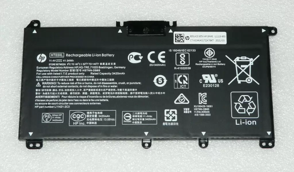 Pin laptop HP TPN-Q210