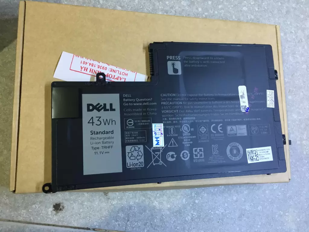 Pin laptop Dell 1WWHW
