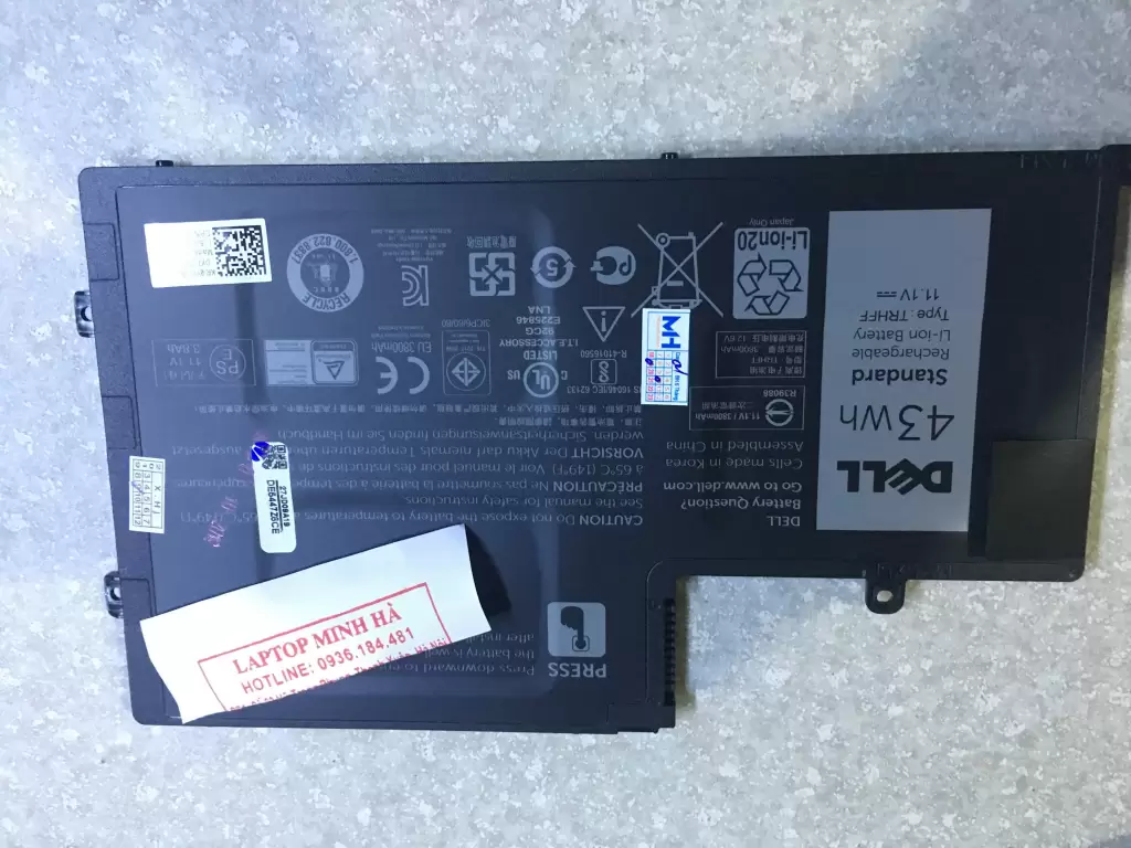 Pin dùng cho laptop Dell DL011307-PRR13G01
