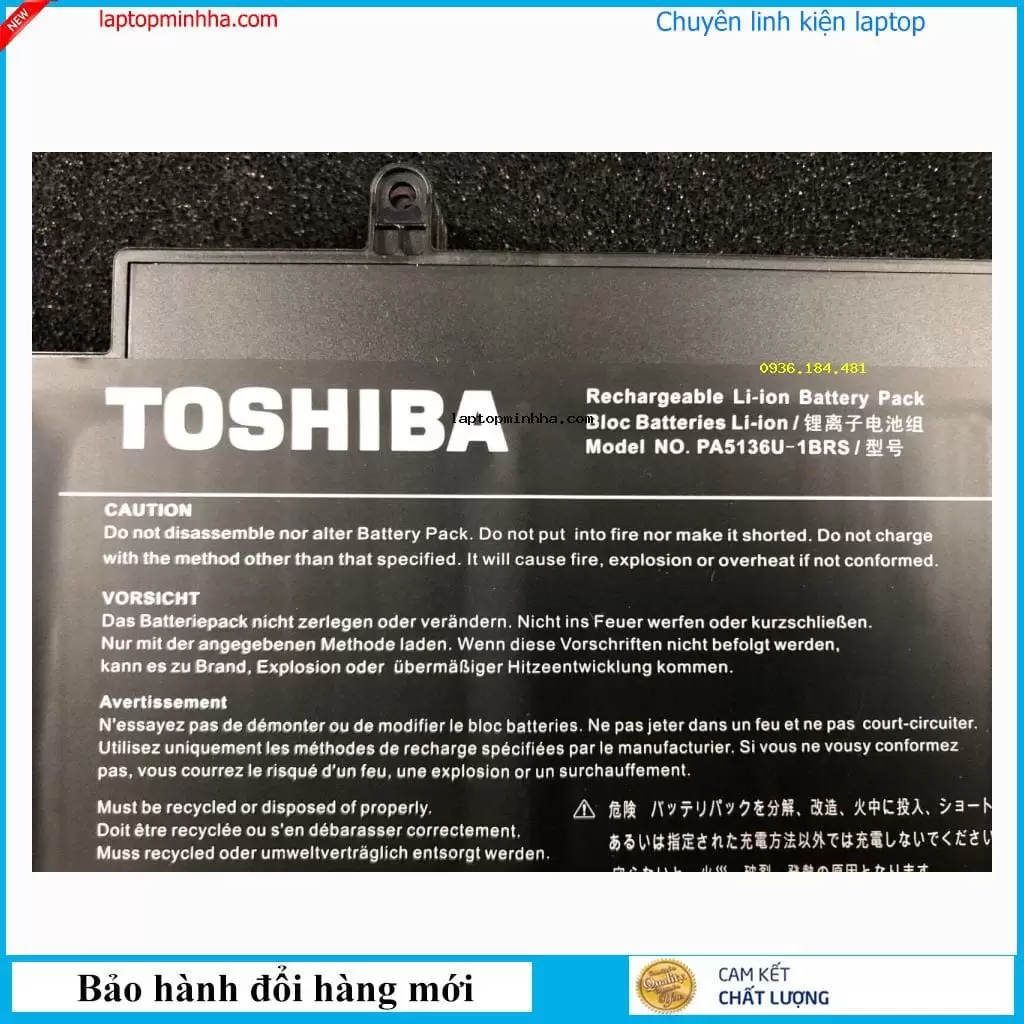 Pin dùng cho laptop Toshiba Portege Z30-AK22S