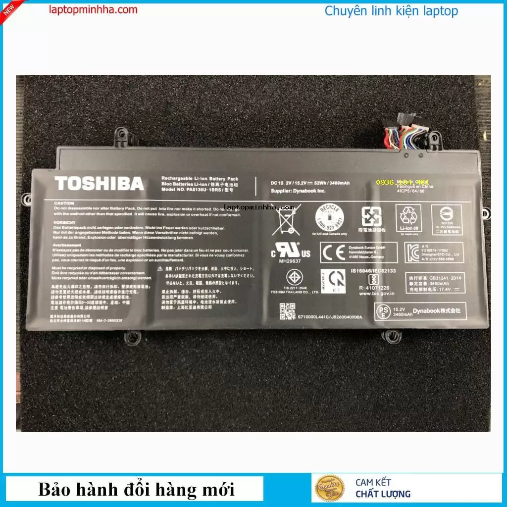 Pin laptop Toshiba Portege Z30-AK01S