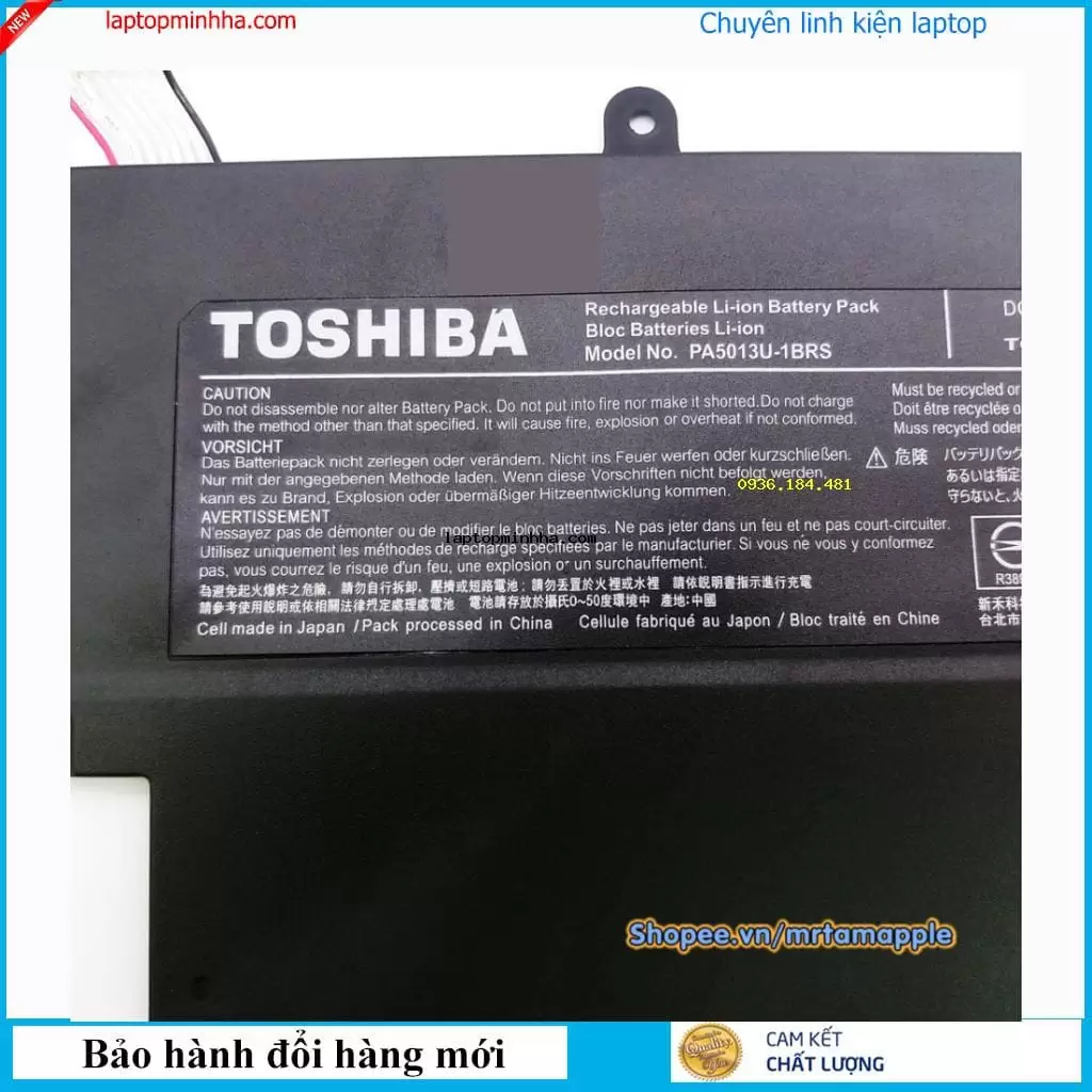 Pin dùng cho laptop Toshiba Portege Z930-12L