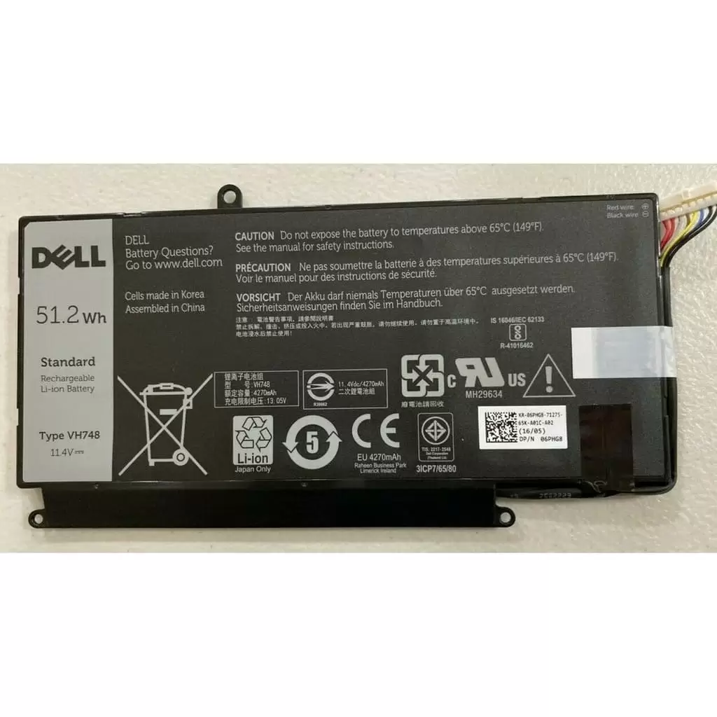 Pin laptop Dell 0VH748