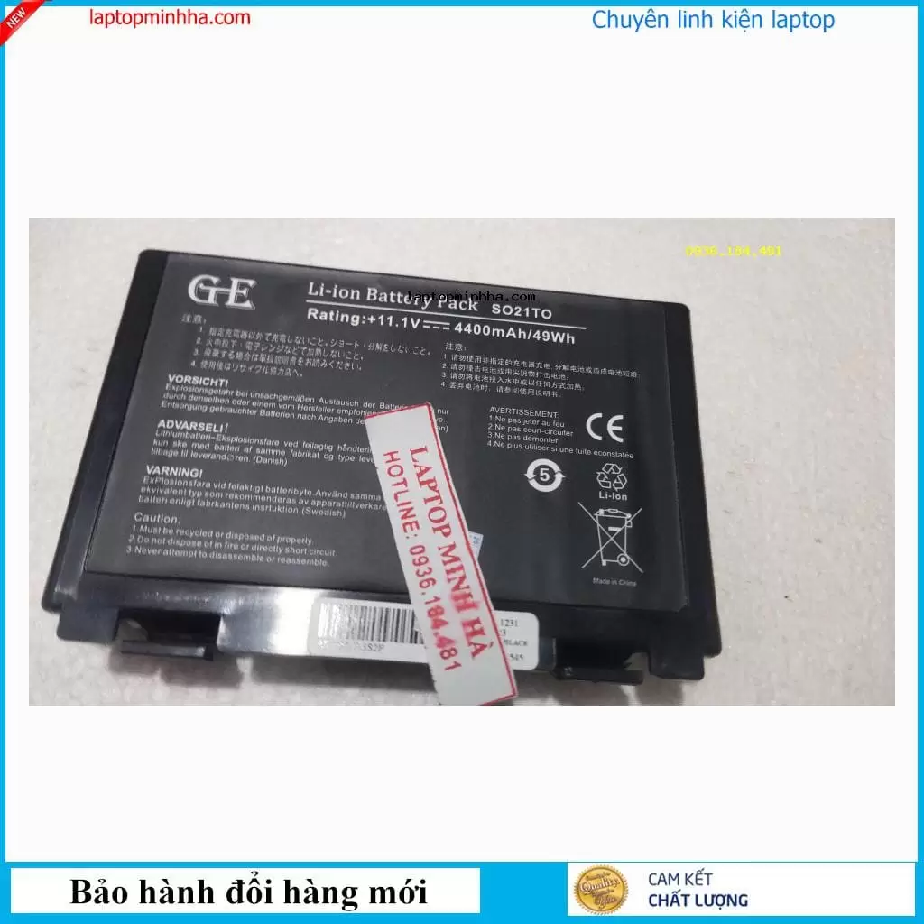 ảnh phóng to đại diện của  Pin laptop Asus PRO59