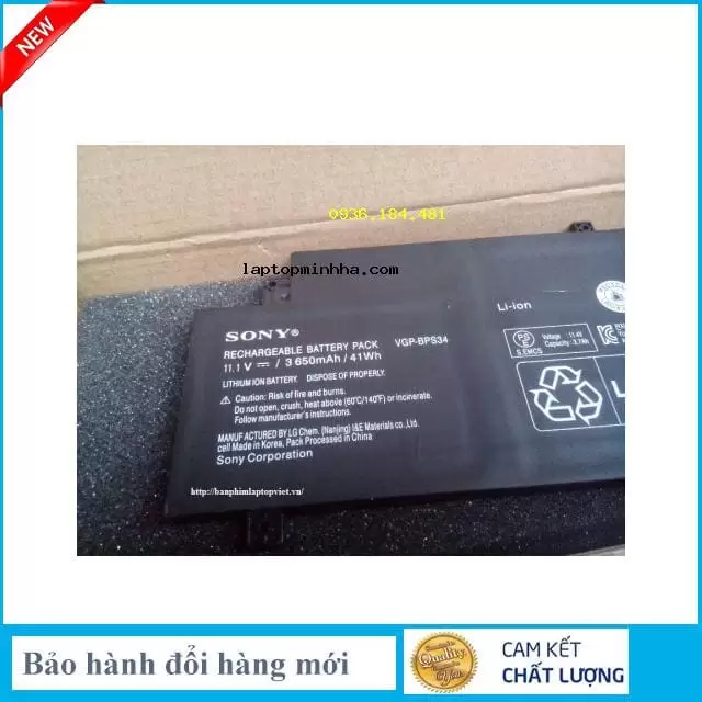 Pin dùng cho laptop Sony Fit 15 Touch