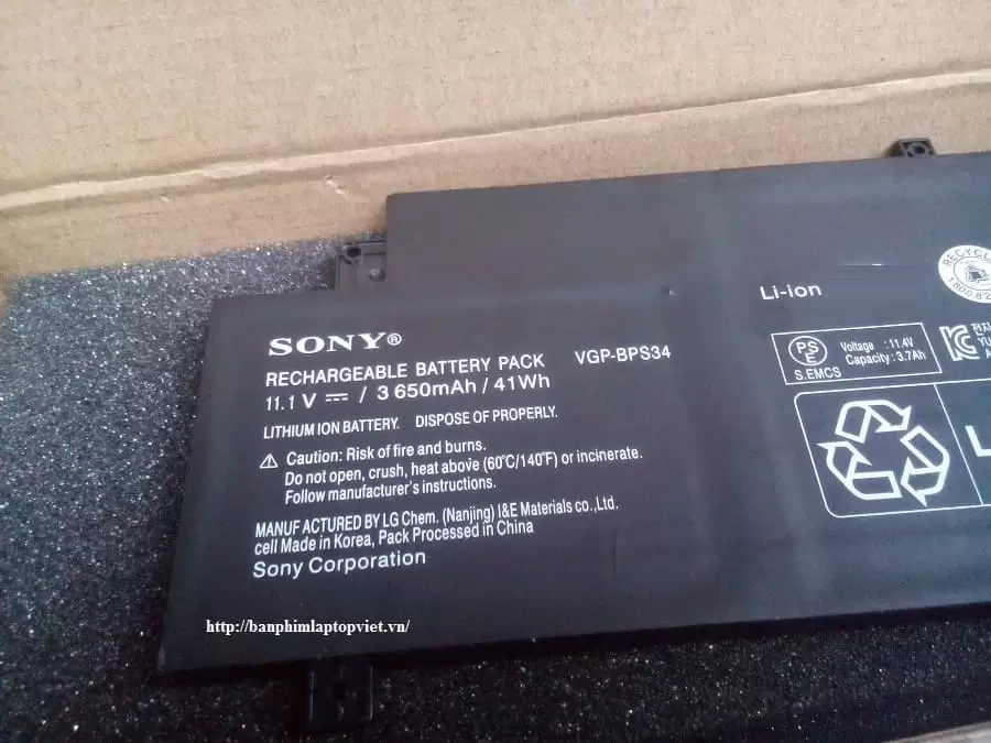 Pin dùng cho laptop Sony Vaio SVF14AC1QL