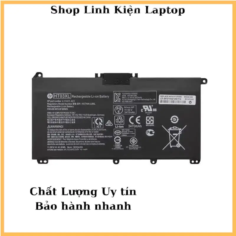 Pin laptop HP 15-DB1000NG