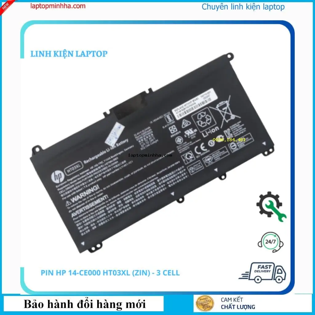 Pin laptop HP 15-DA2033NM