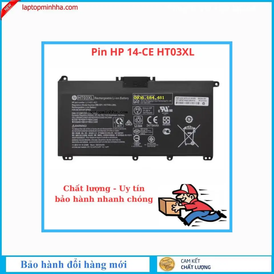 Pin laptop HP HSTNN-DB9D