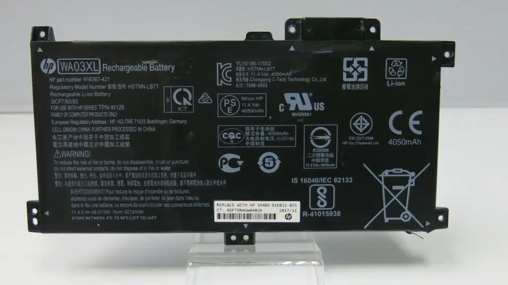 ảnh phóng to đại diện của  Pin laptop HP Pavilion X360 15-BR012NB