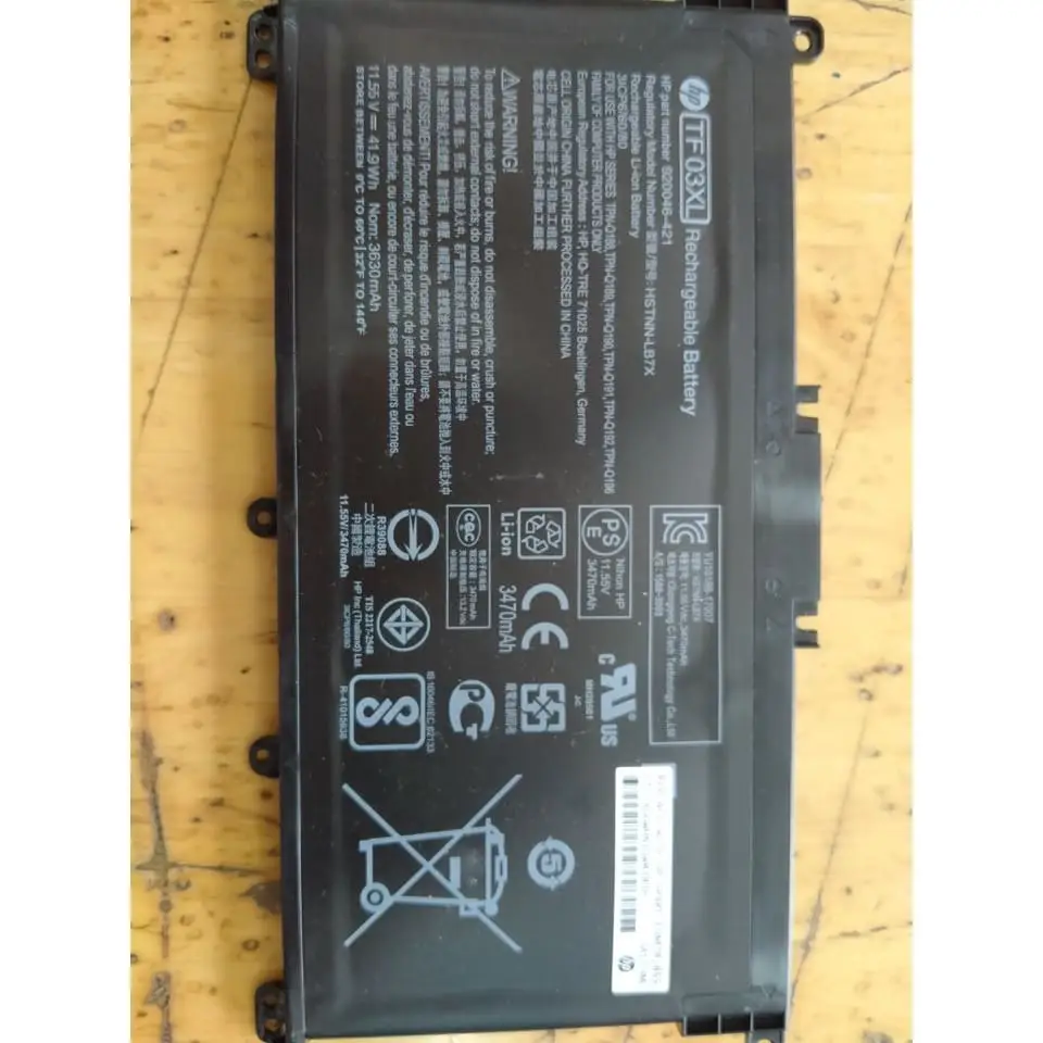 Pin laptop HP 15-DB1004NB