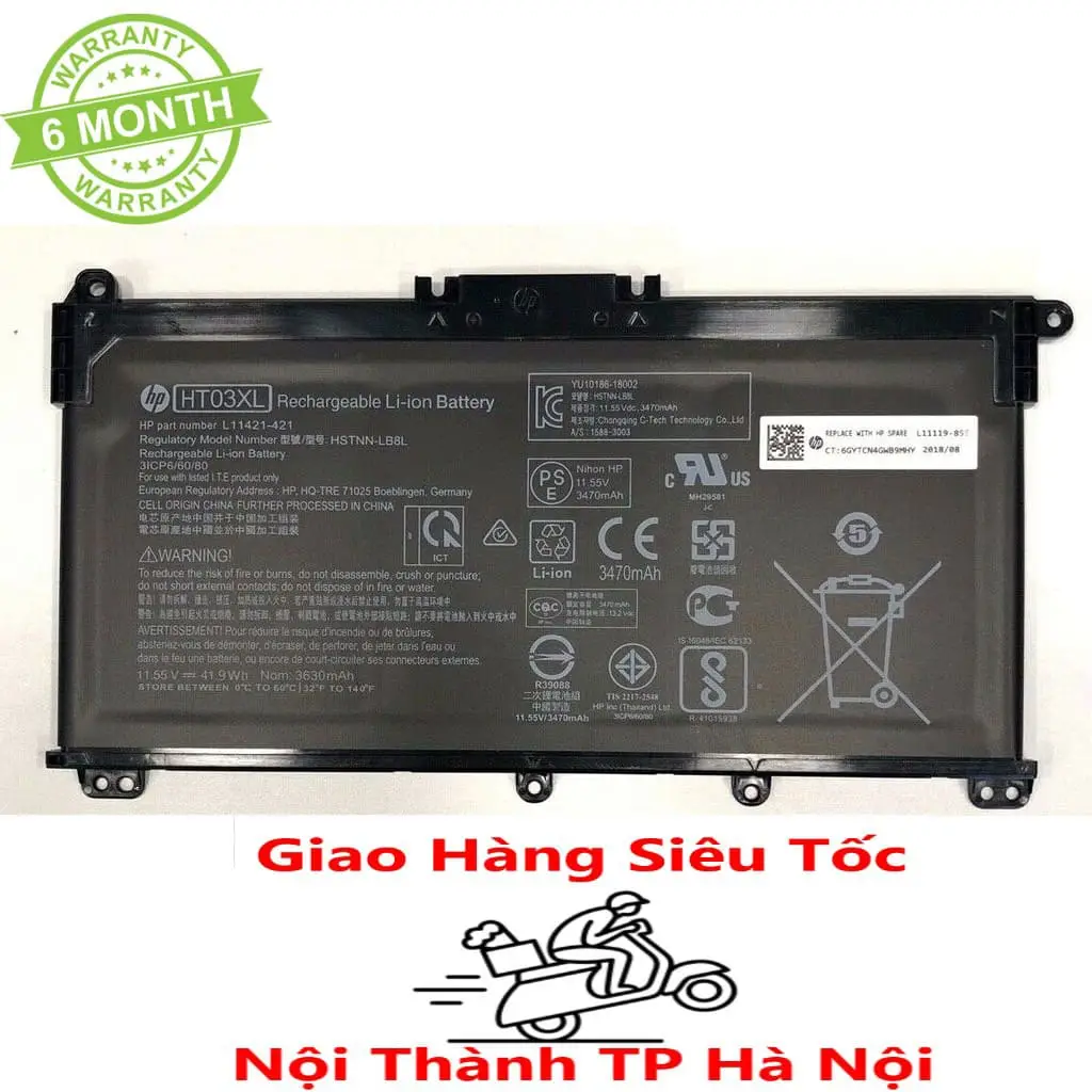 Pin laptop HP 15-CS000