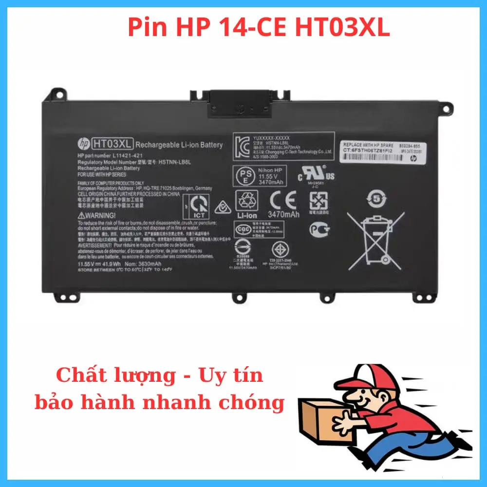 Pin laptop HP 15-DA000