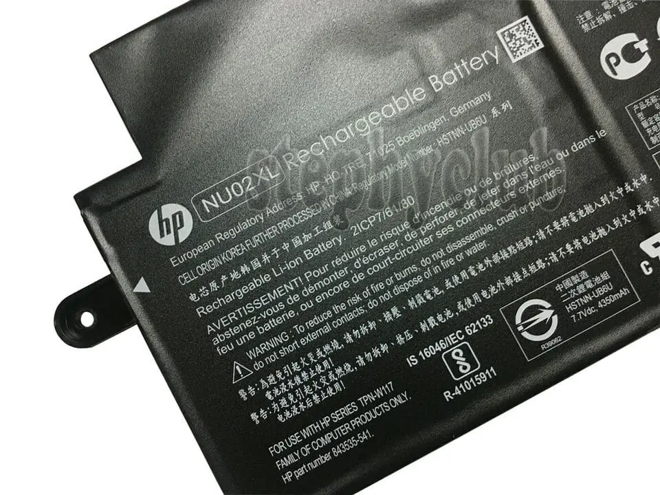 Pin dùng cho laptop HP NU02XL