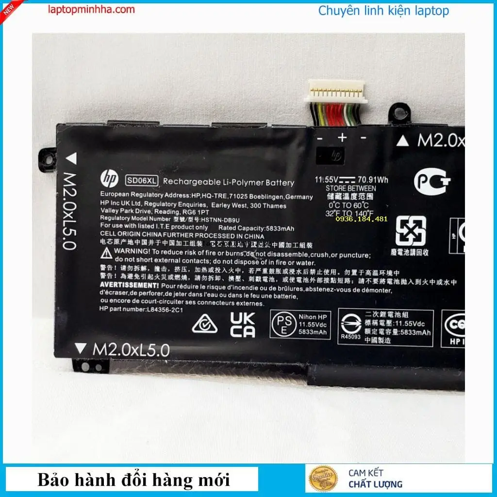 Pin dùng cho laptop HP SD06080XL