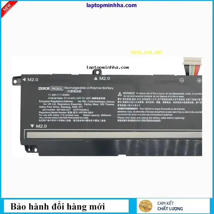 Pin laptop HP Omen 16-WF0056TX