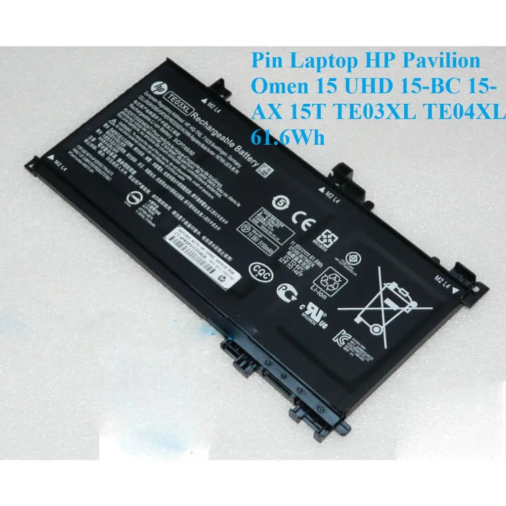 Pin dùng cho laptop HP  Omen 15 UHD