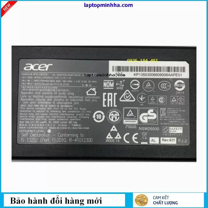 Sạc laptop Acer PH315-51