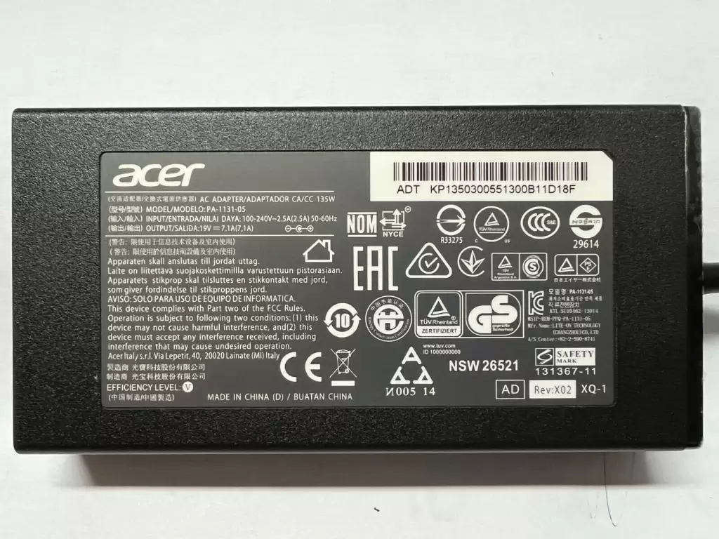 sạc dùng cho laptop Acer Z3-710