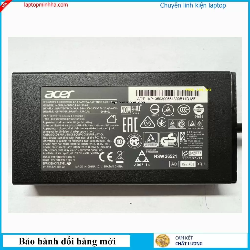sạc dùng cho laptop Acer Aspire 7 A715-41G