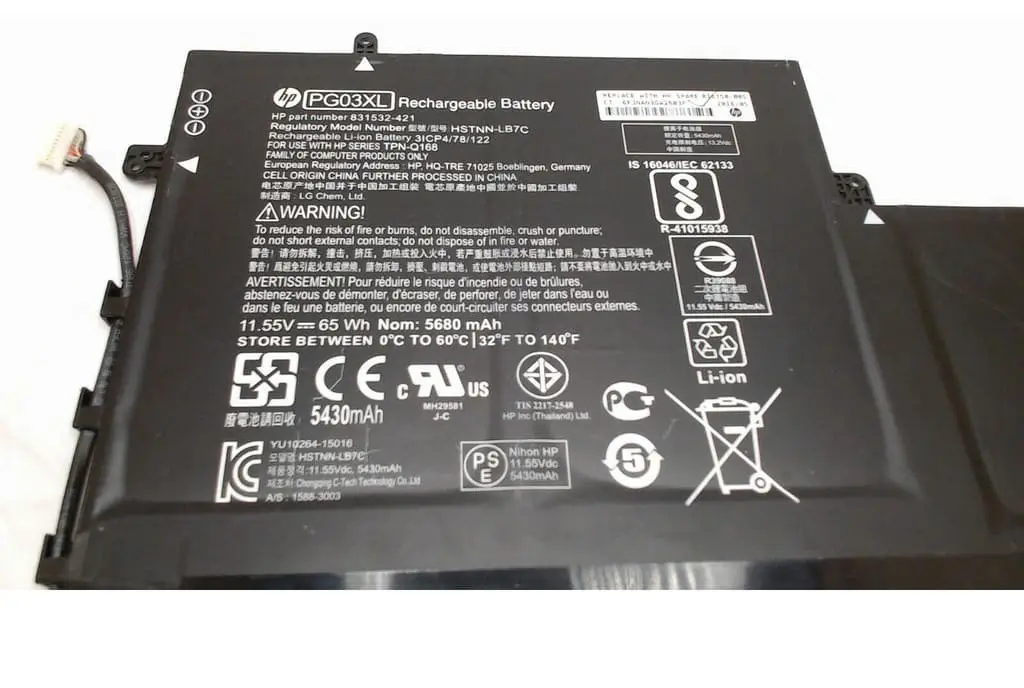 Pin laptop HP Spectre X360 15-AP018CA