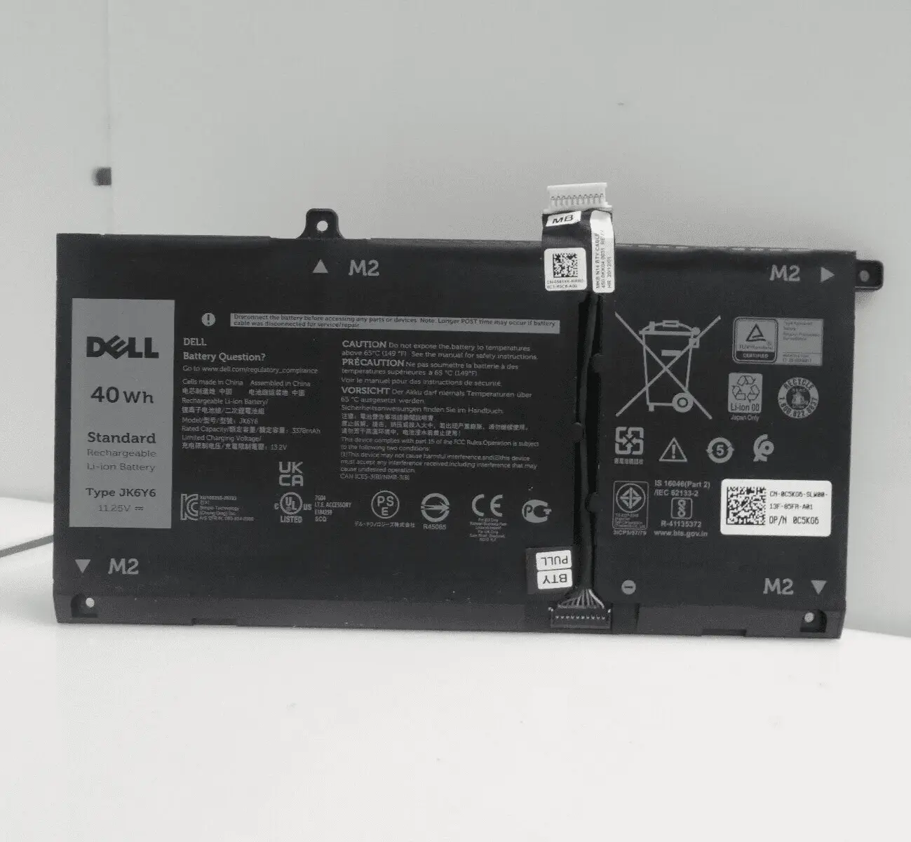 Ảnh pin Dell 5501