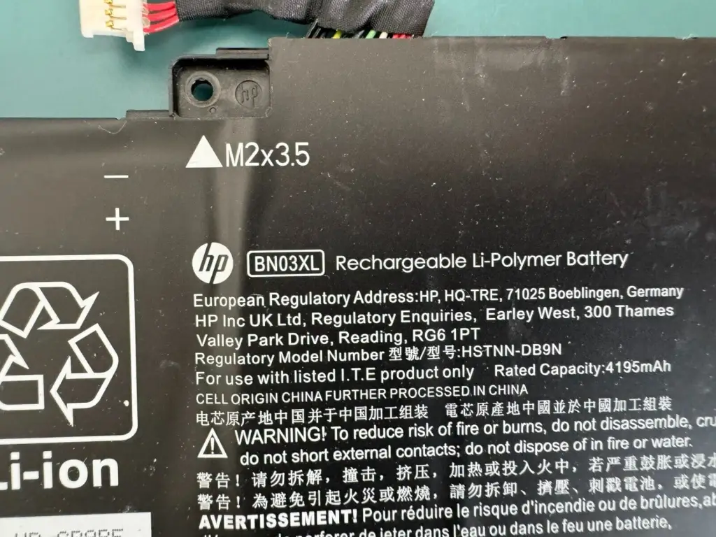 Pin laptop HP Envy LAPTOP 13-BA0553NA