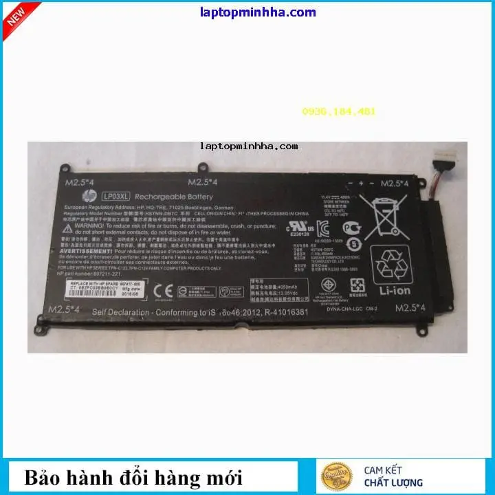 Pin laptop HP Envy 15-AE103NO