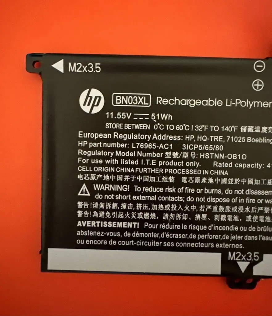 Pin laptop HP Envy X360 CONVERT 15-ES0038NO