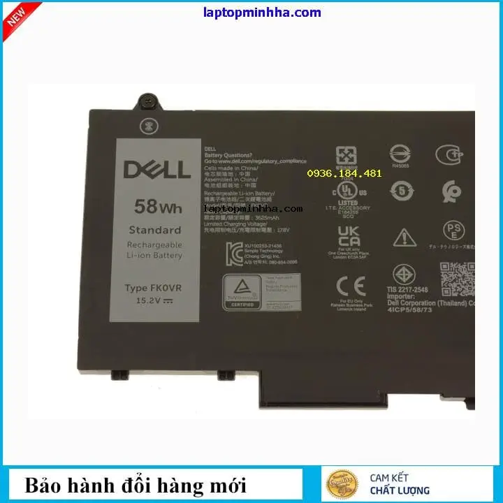 Pin dùng cho laptop Dell P133G002