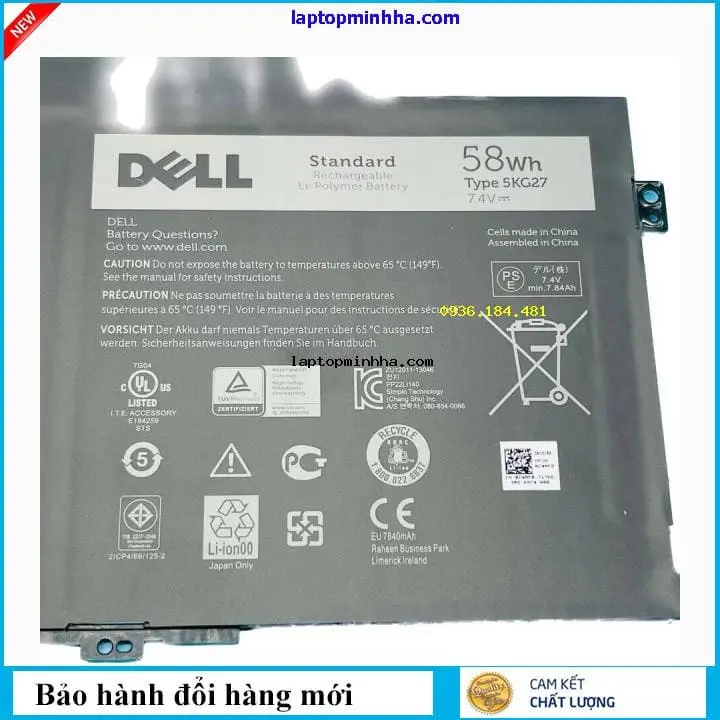 Pin laptop Dell P42G