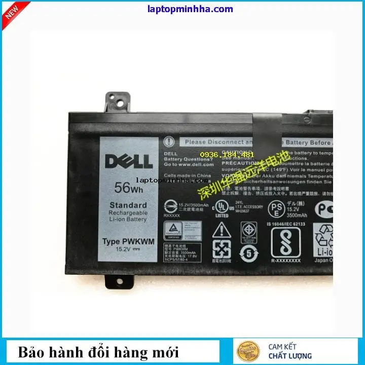 Pin laptop Dell PWKWM