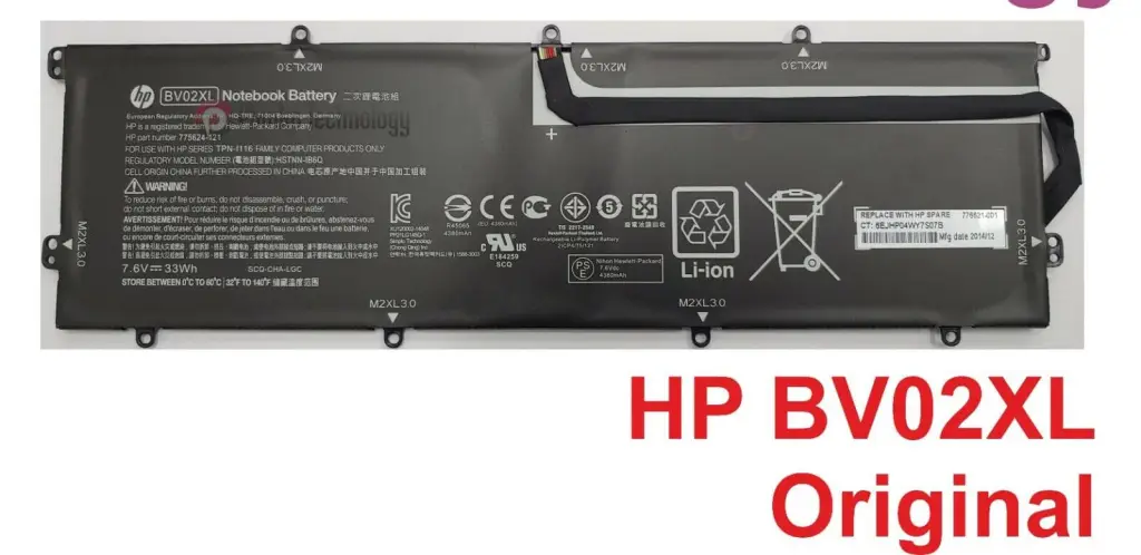 Pin laptop HP 776621-006