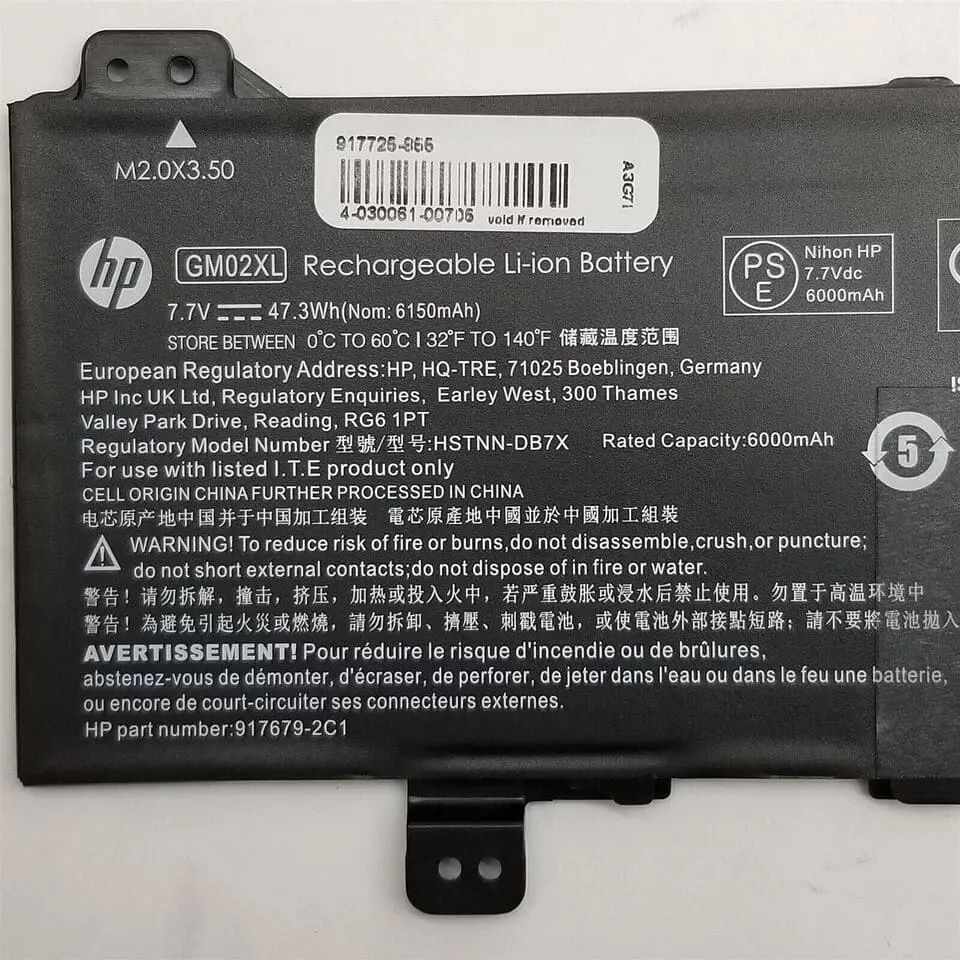 Pin laptop HP L42550-1C1