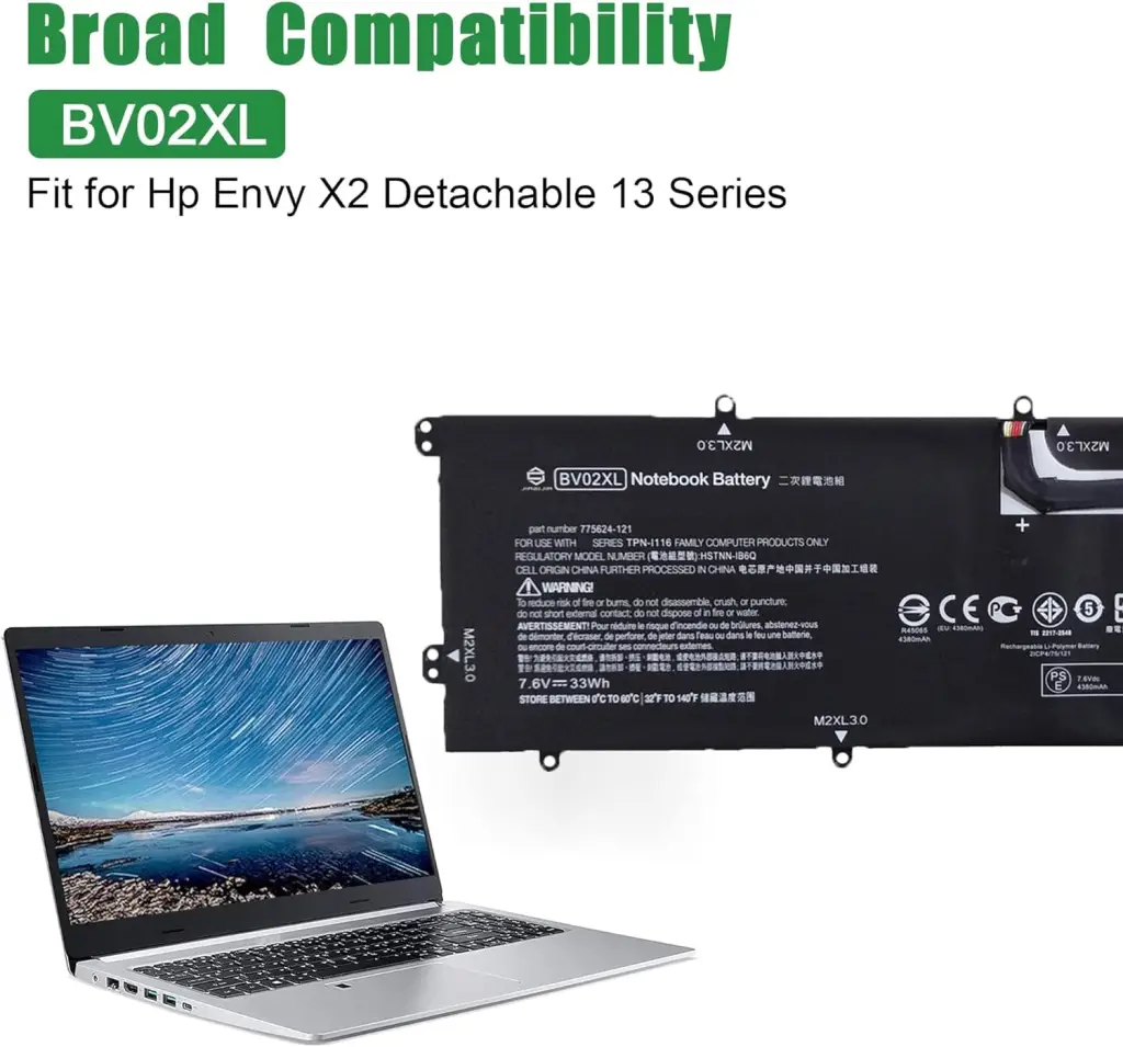 Pin laptop HP Envy X2 13-J000NG