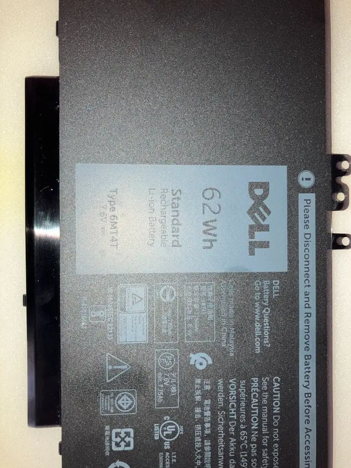 Pin dùng cho laptop Dell 7V69Y
