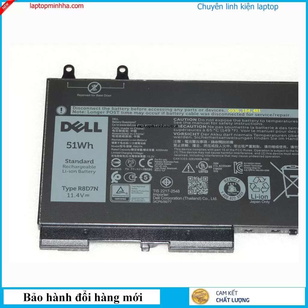 Pin laptop Dell P42E