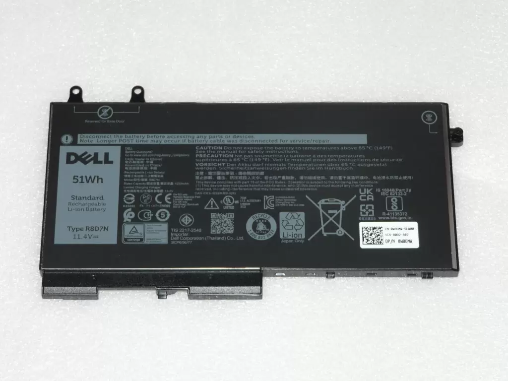 Pin laptop Dell 4GVMP 68wh