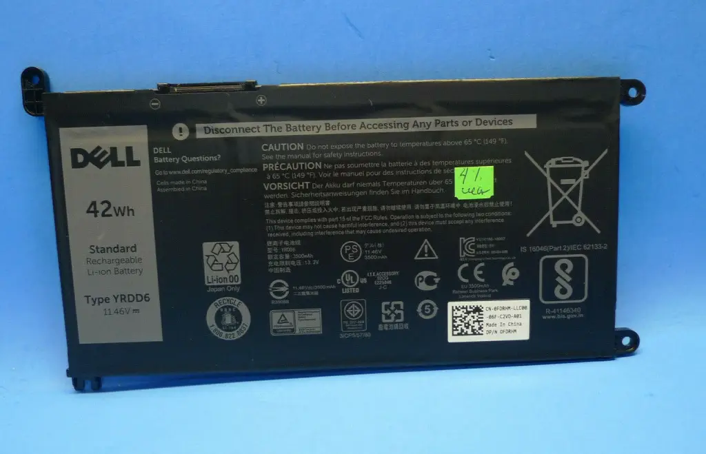  ảnh phóng to thứ   4 của   Pin Dell P132G001