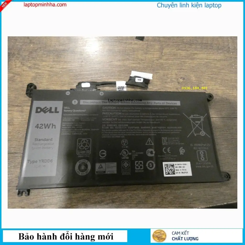 Pin laptop Dell Inspiron 15 5582 56wh YRDD6