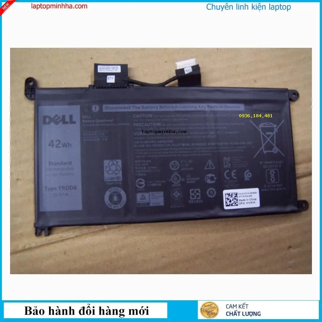 Pin laptop Dell Inspiron 5488 56wh YRDD6
