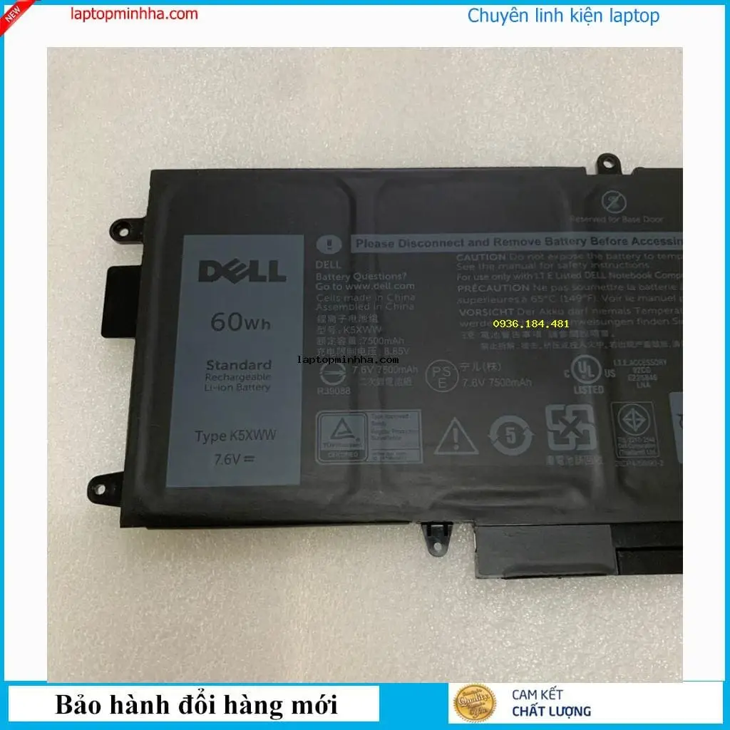 Pin laptop Dell 725KY