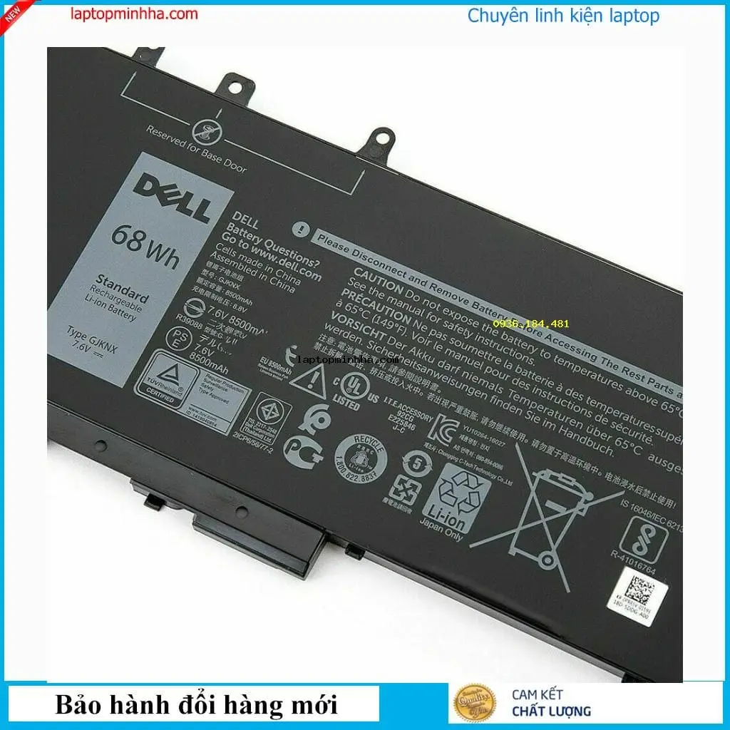 ảnh phóng to đại diện của  Pin laptop Dell Latitude 5591