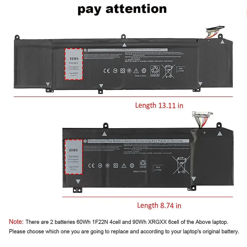 Ảnh pin Dell P82F