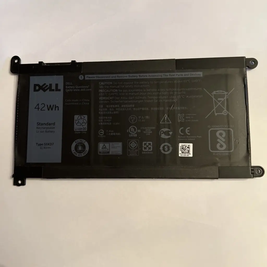 Pin dùng cho laptop Dell P28T001