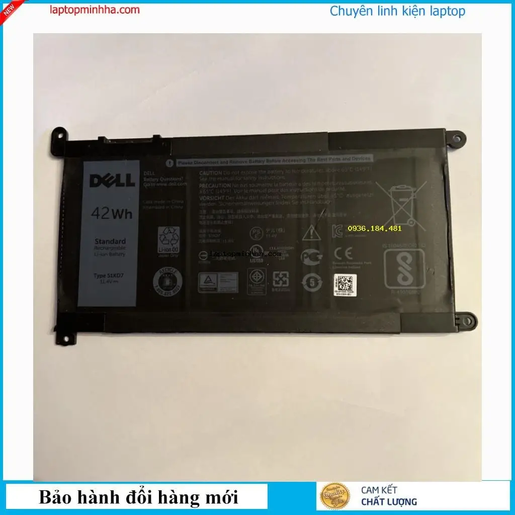 Pin laptop Dell P101G001