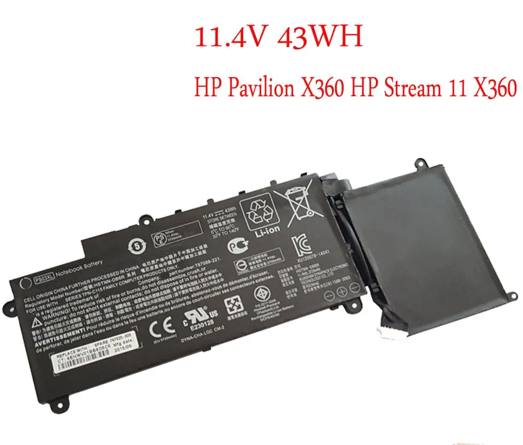 Pin laptop HP HSTNN-DB6R