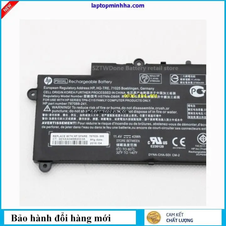 Pin dùng cho laptop HP Stream X360 11-P010NT