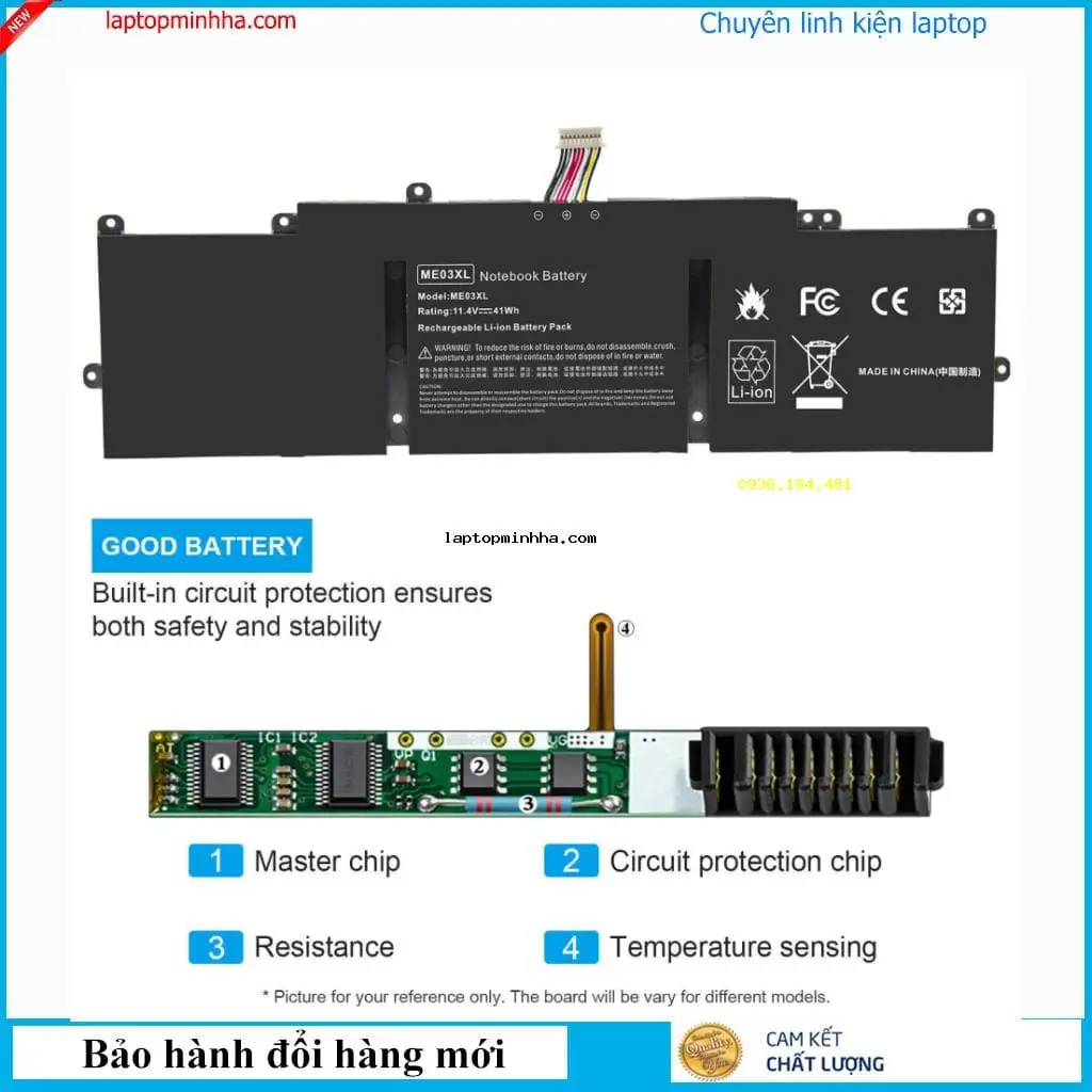 Pin laptop HP TPN-Q156