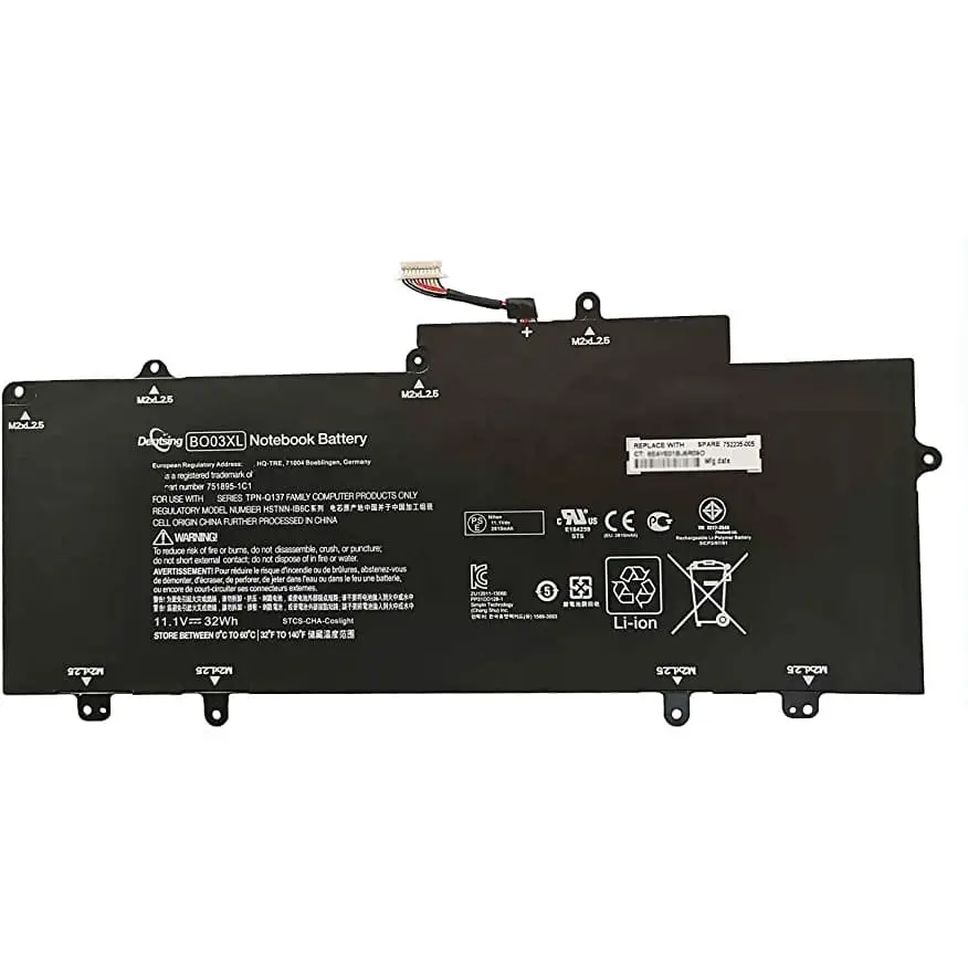 ảnh phóng to đại diện của  Pin laptop HP Chromebook 14-X050NO